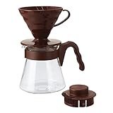 ハリオ V60 コーヒーサーバー02セット　BR VCSD-02CBR